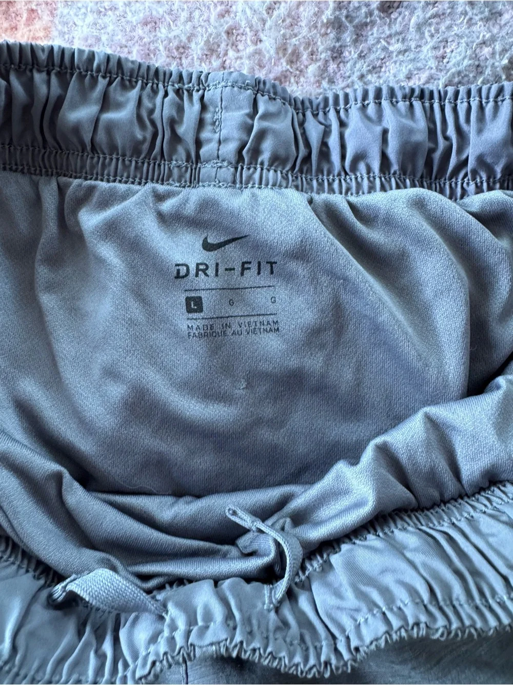Nike Women's Gray Athletic Running Shorts - Picture 2 of 3